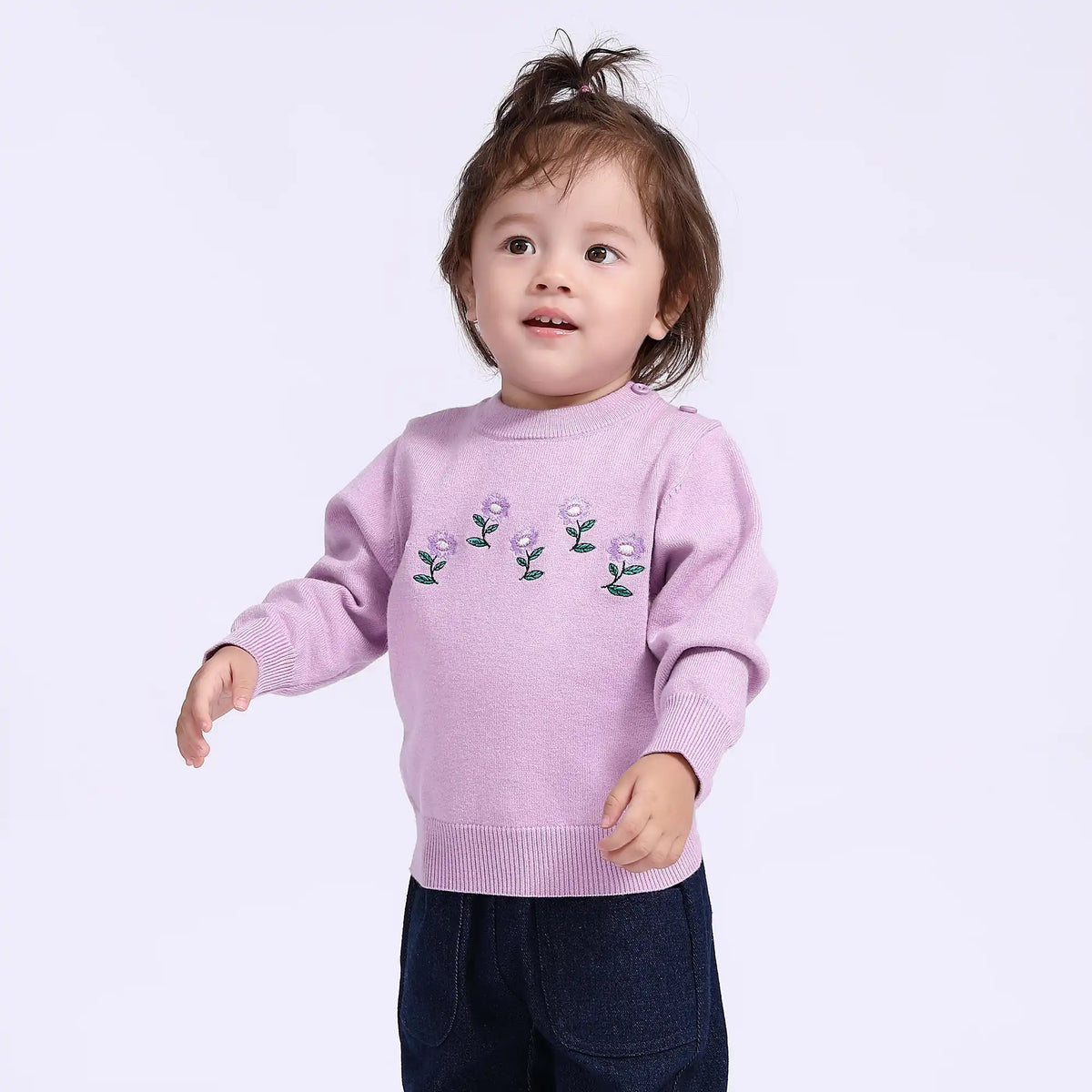 Casual Sweater for Babies Girls