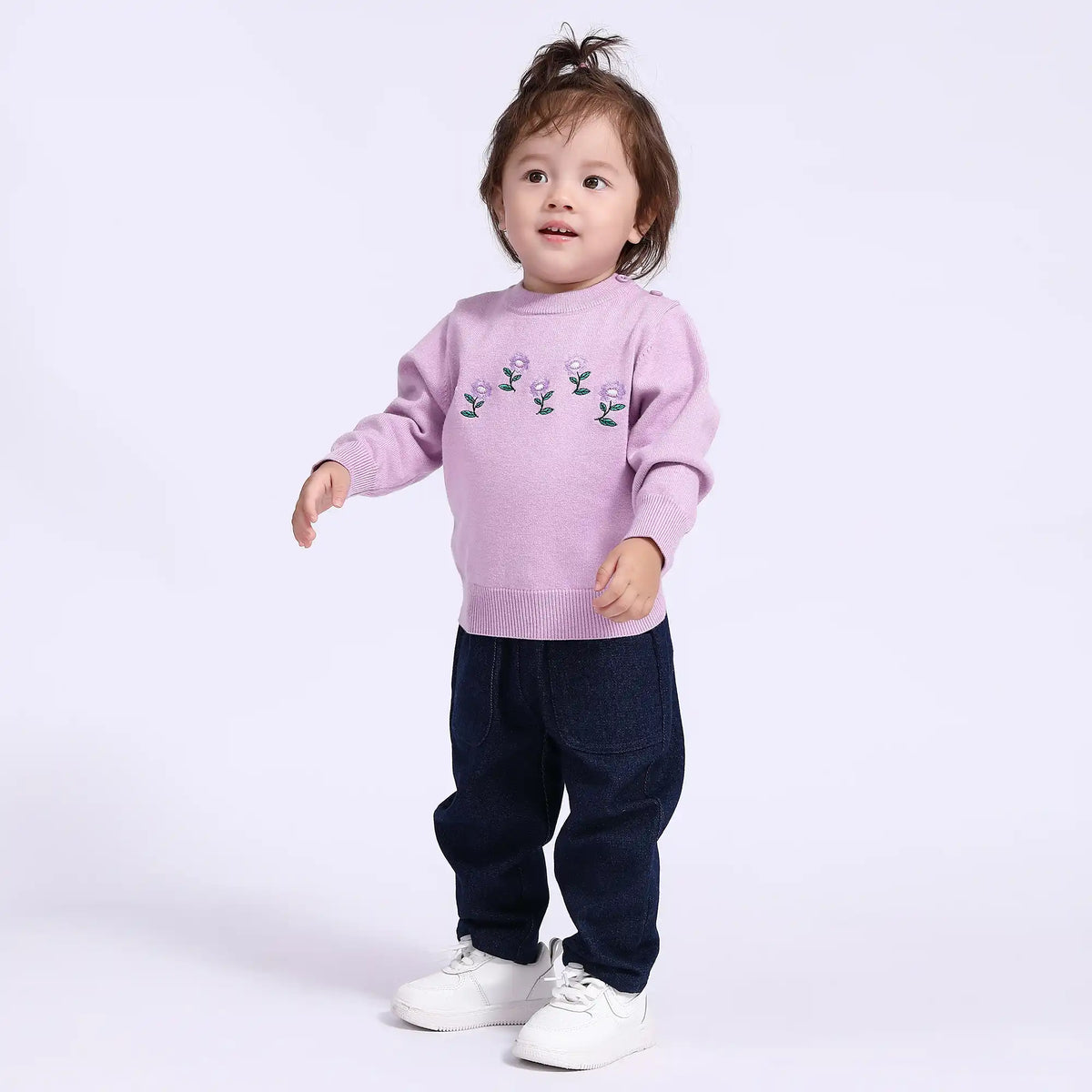 Casual Sweater for Babies Girls