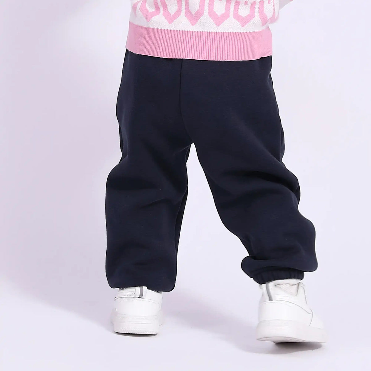 Ankle-Tied Casual Pants for Babies Girls Image