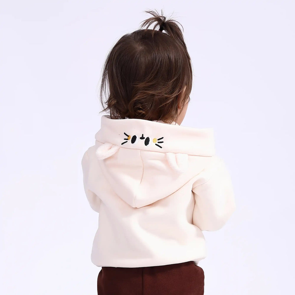 embroidery casual pullover for babies girls image