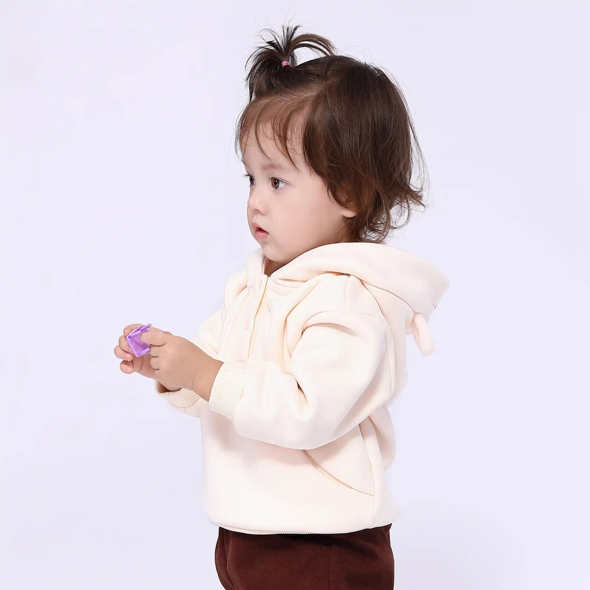 embroidery casual pullover for babies girls image