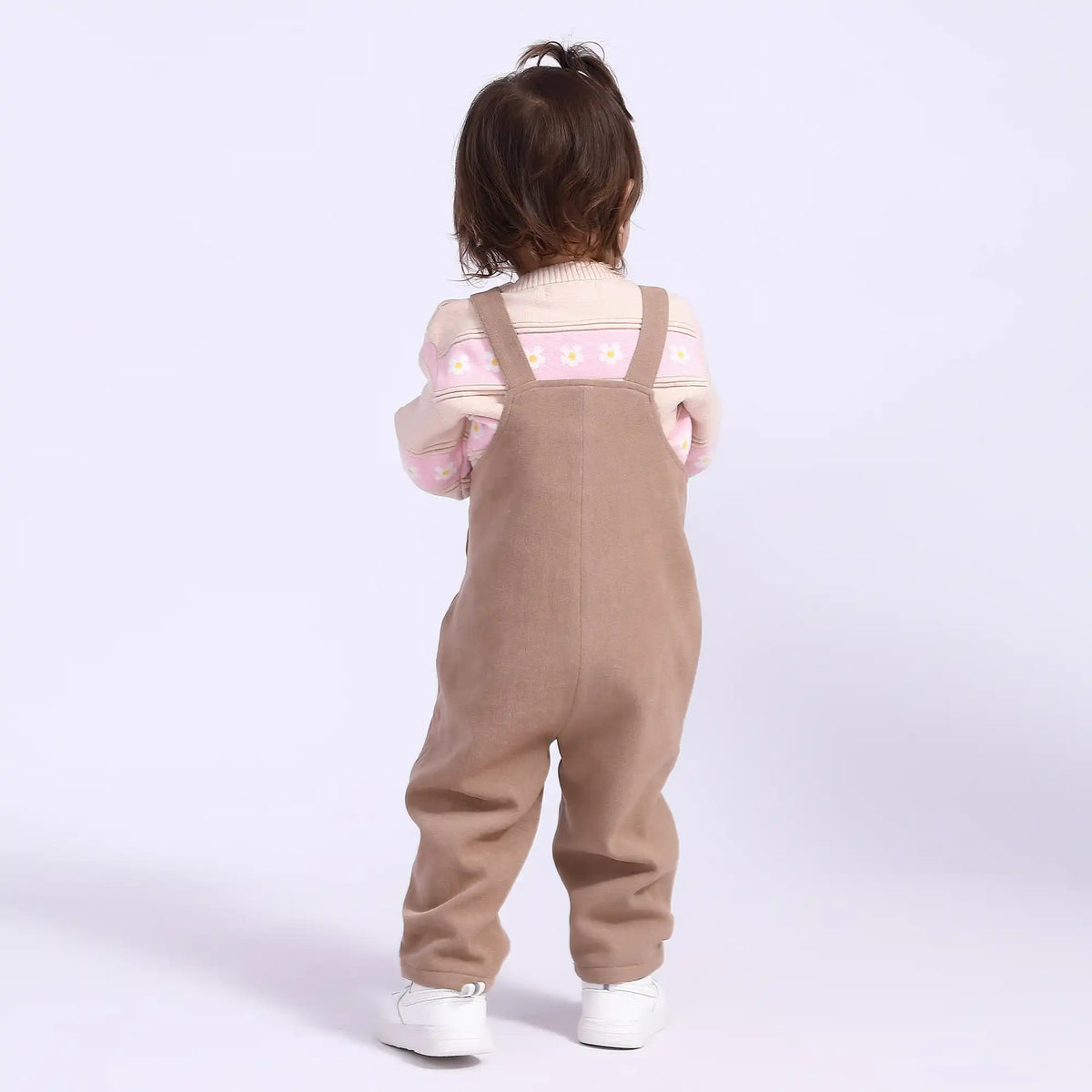 casual overalls for babies girls image