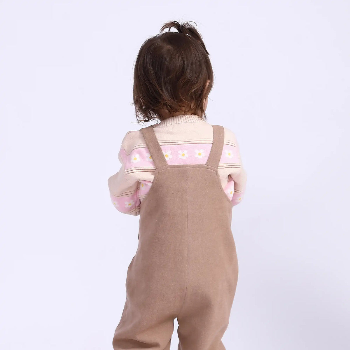 casual overalls for babies girls image