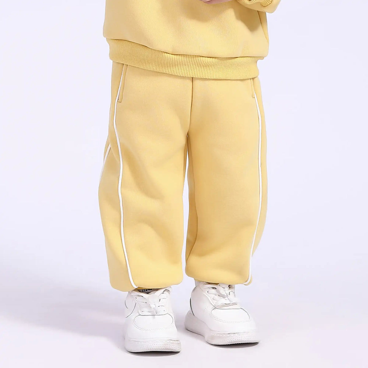 Ankle-Tied Basic Pants for Babies Girls 66 | 6-9M Yellow 66 | 6-9M,39.5,40,35,56 Image