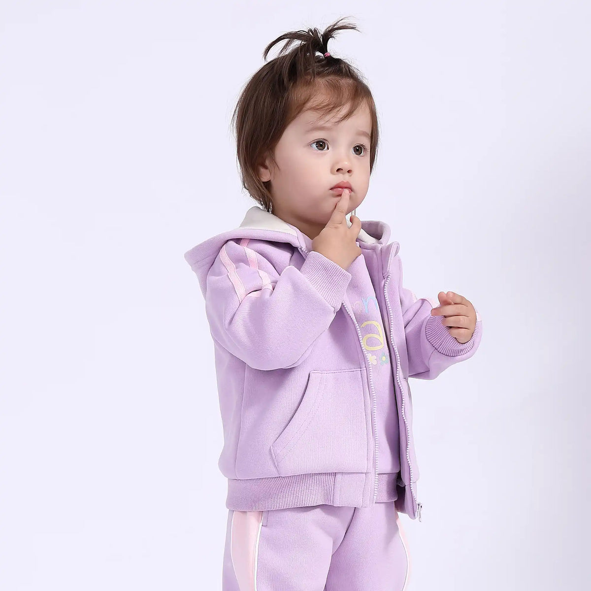 Embroidery Basic Jacket for Babies Girls