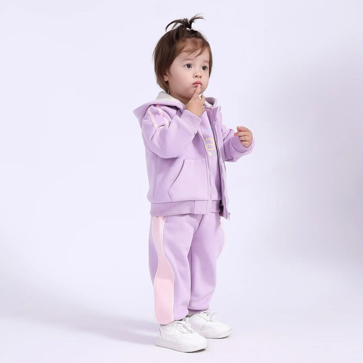 Ankle-Tied Basic Pants for Babies Girls Image