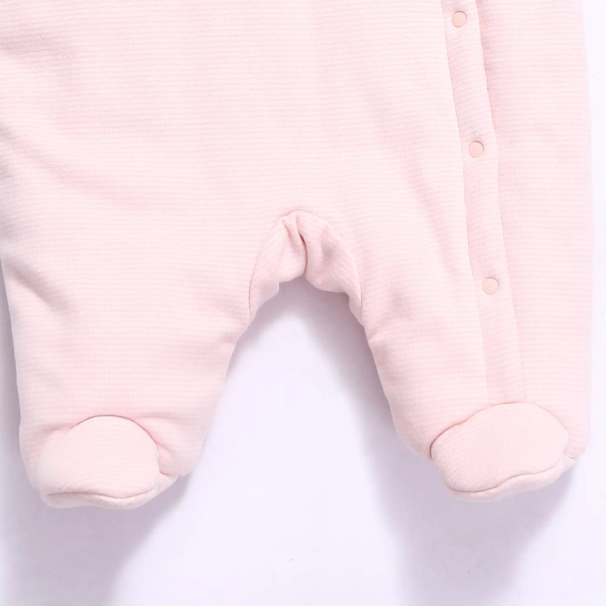 striped comfort romper for babies girls image