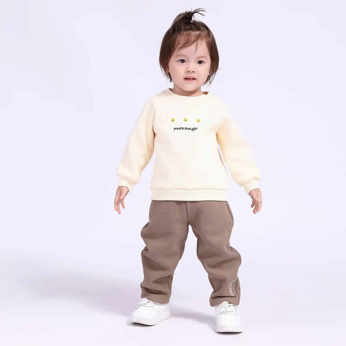 Baggy Basic Pants for Babies Girls Image