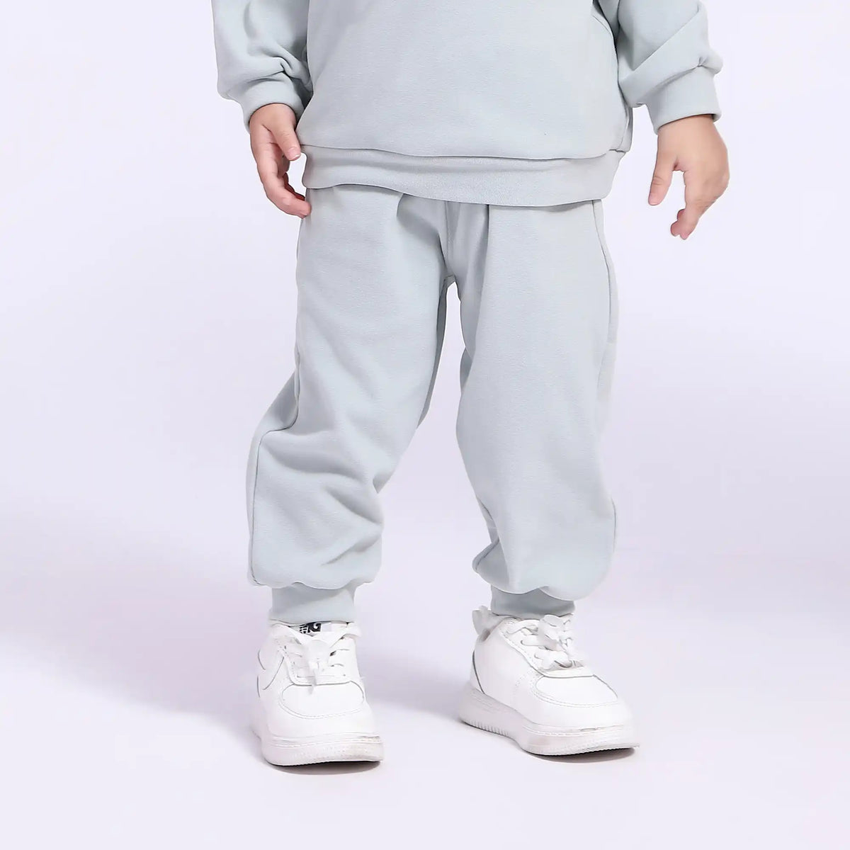 Ankle-Tied Basic Pants for Babies Girls 66 | 6-9M Gray Blue 66 | 6-9M,39.5,40,35,56 Image