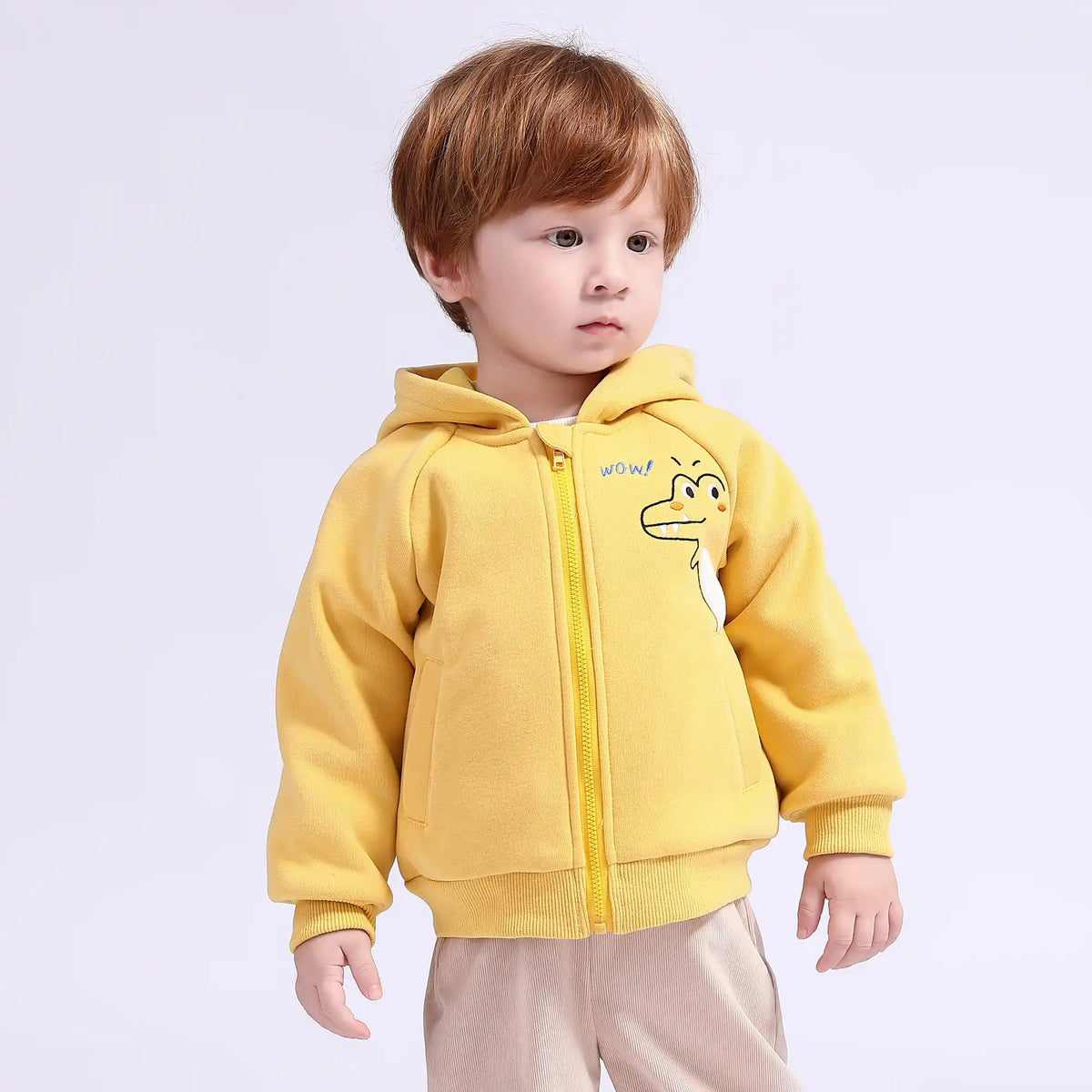 Embroidery Casual Jacket for Babies Boys