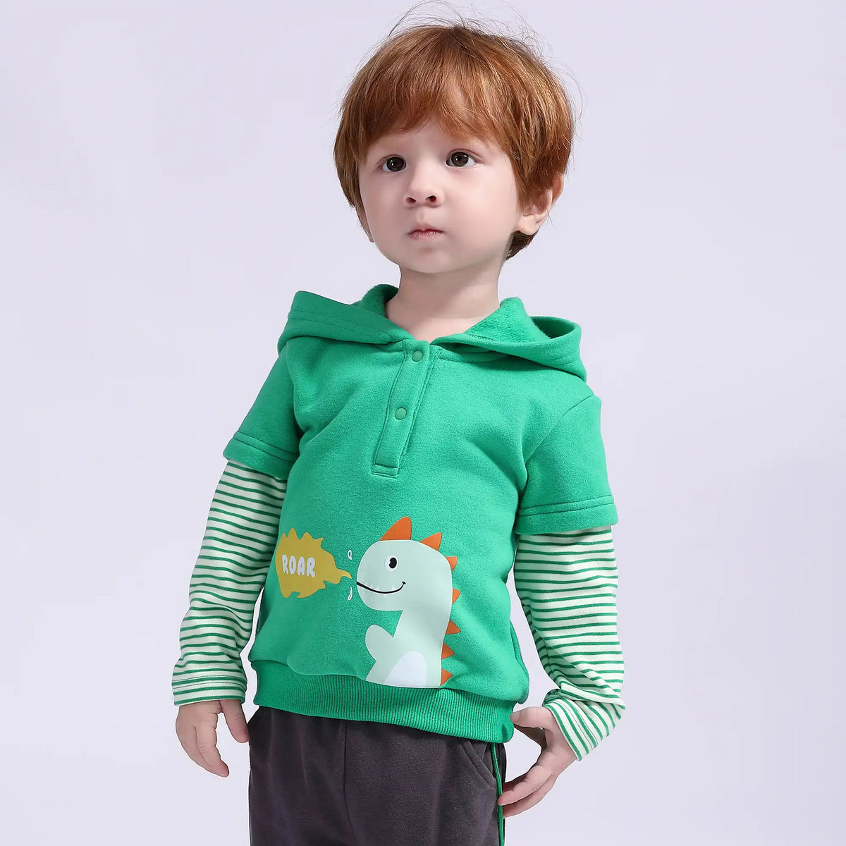 Printed Casual Pullover for Babies Boys