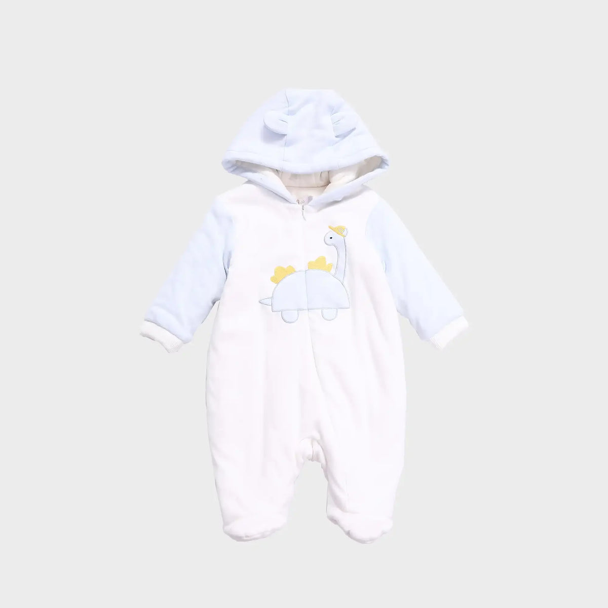 embroidery comfort romper for babies boys image