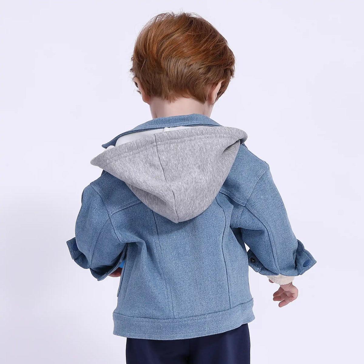 Solid Casual Jacket for Babies Boys