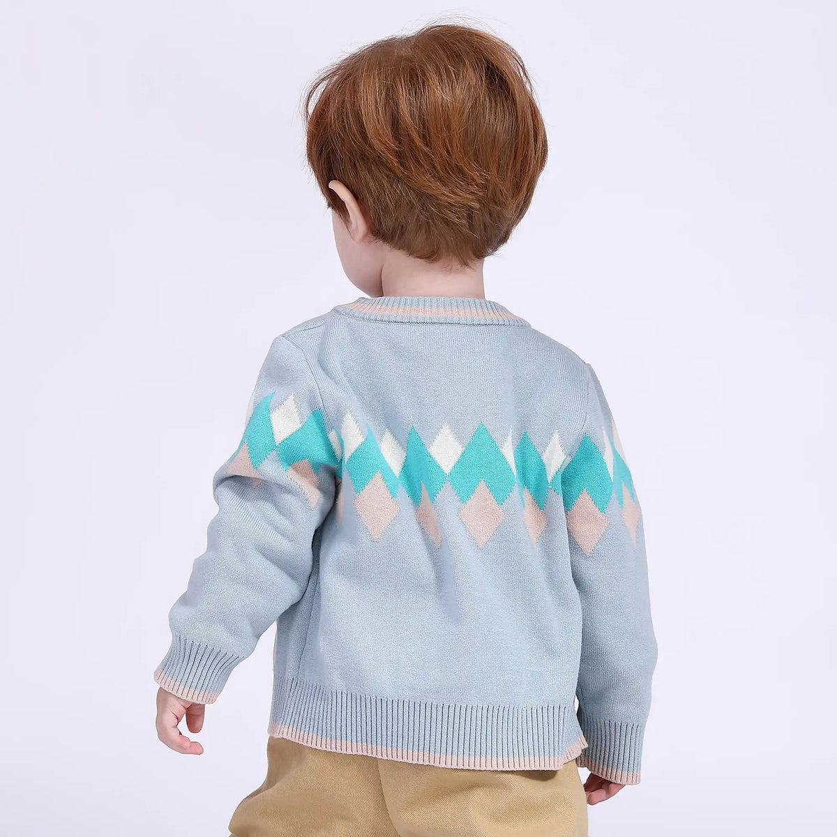 Prominent Print Casual Jacket for Babies Boys Image