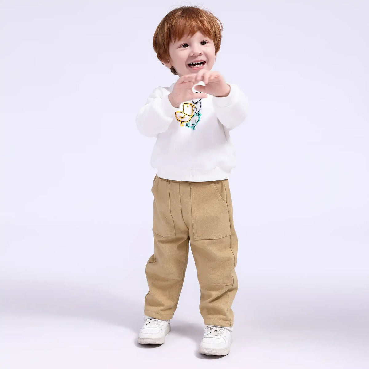 Printed Casual Pullover for Babies Boys