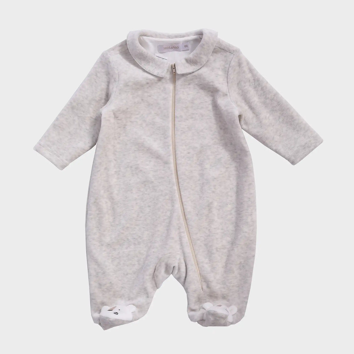 solid comfort romper for babies boys image