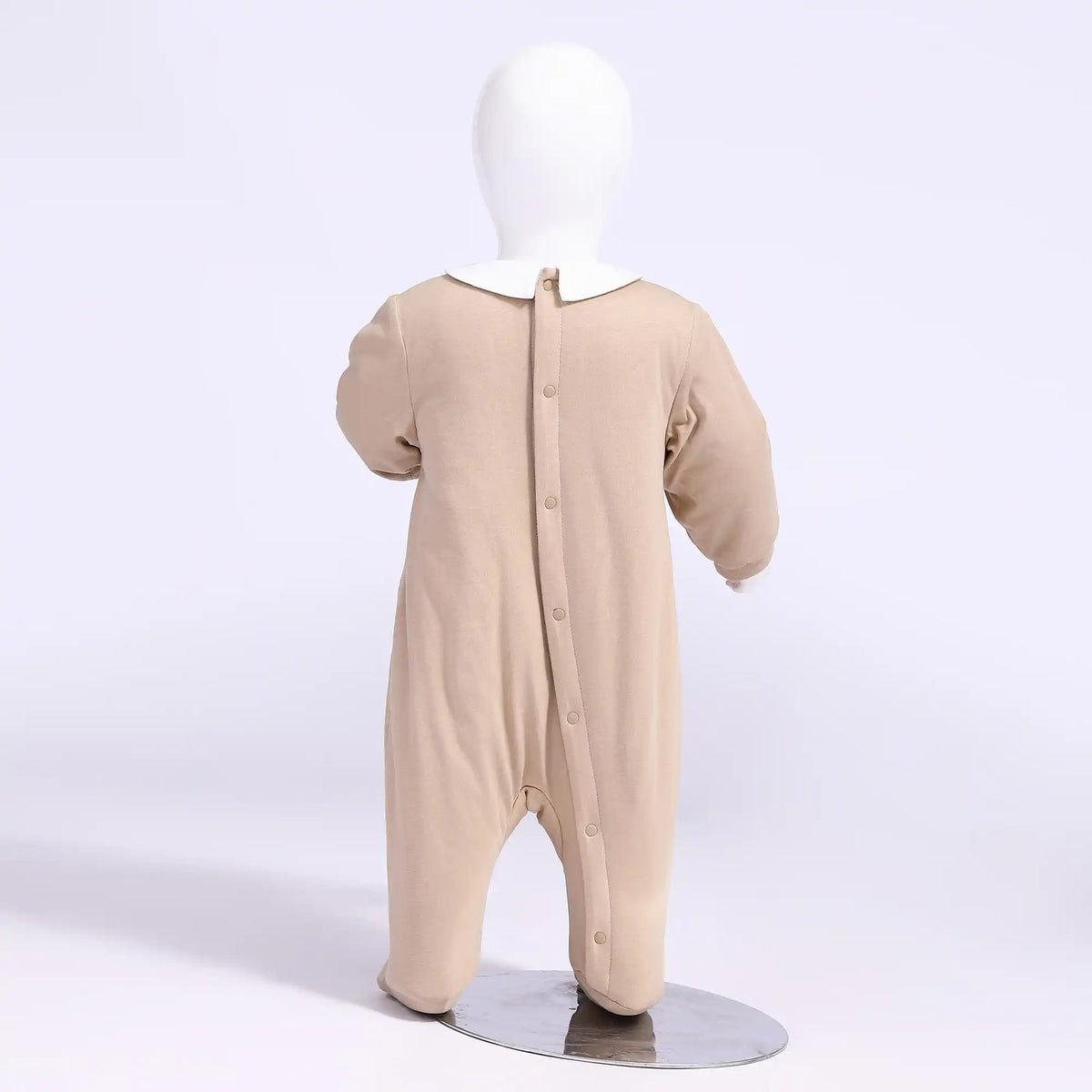 color blocked comfort romper for babies boys image