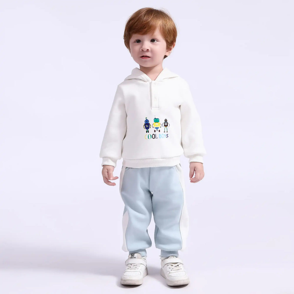 Printed Basic Pullover for Babies Boys