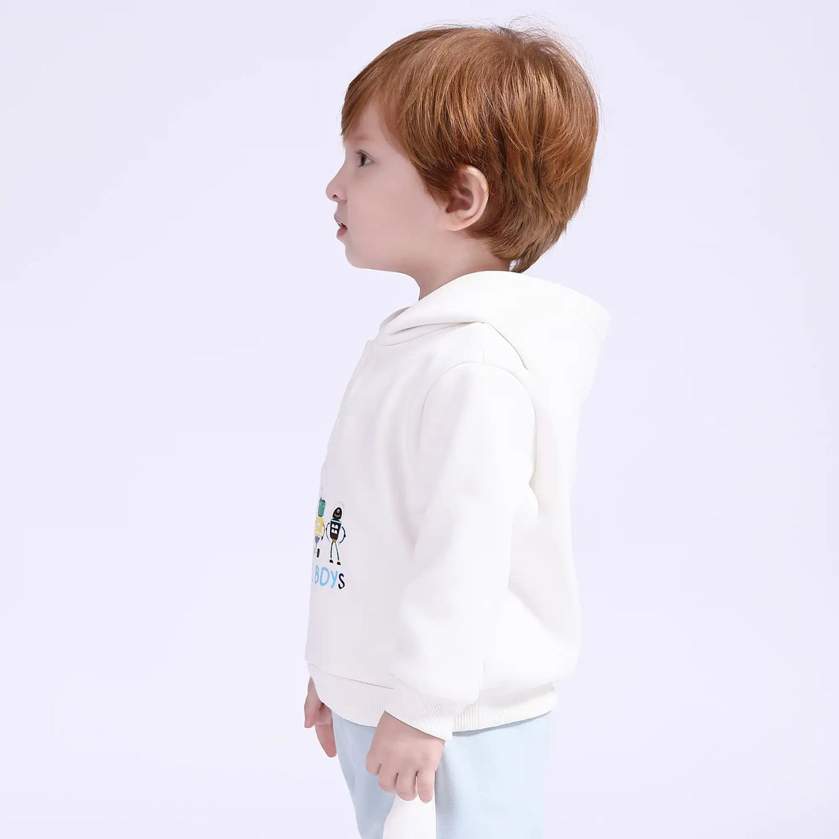 Printed Basic Pullover for Babies Boys