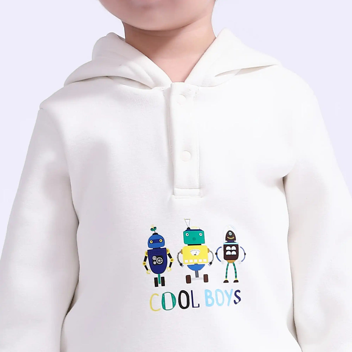 Printed Basic Pullover for Babies Boys