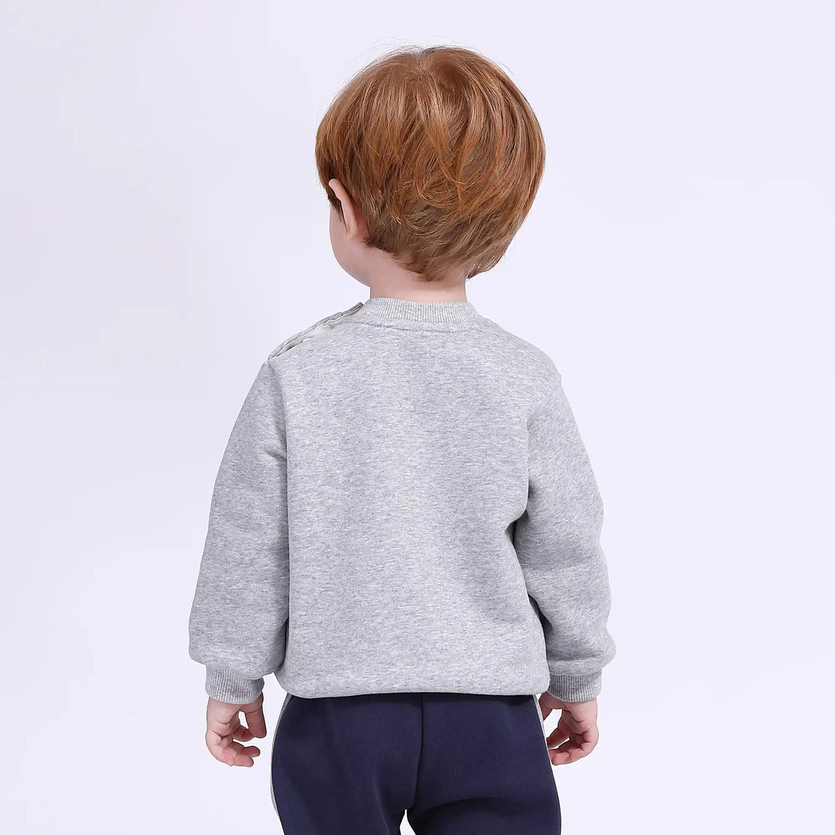 Printed Basic Pullover for Babies Boys Image