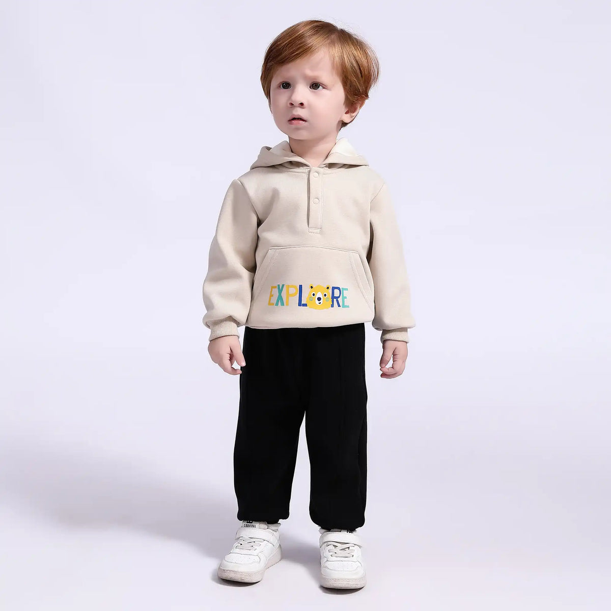 printed basic pullover for babies boys image