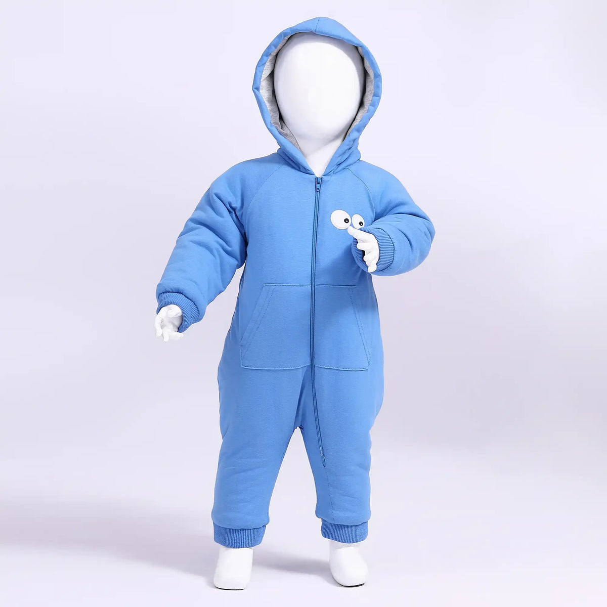 embroidery comfort romper for babies boys image