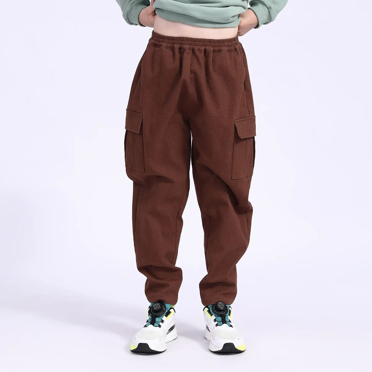 Harem Teenger Pants For Boys 140 | 8-9Y Coffee 140 | 8-9Y,81,54,55,98 Image