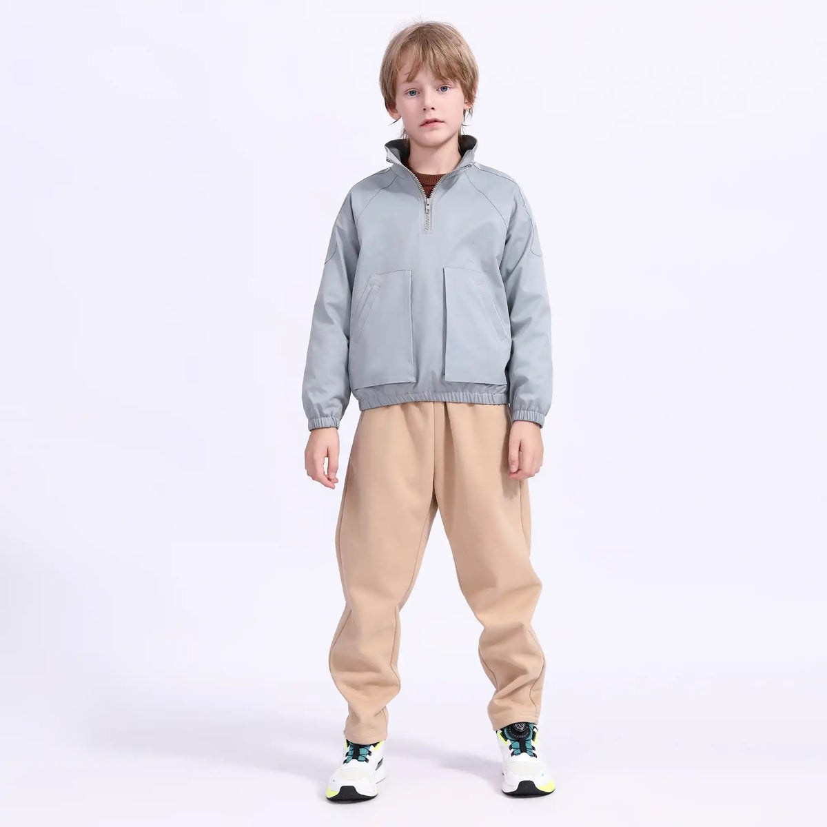 Plain Teenger Pullover For Boys Image