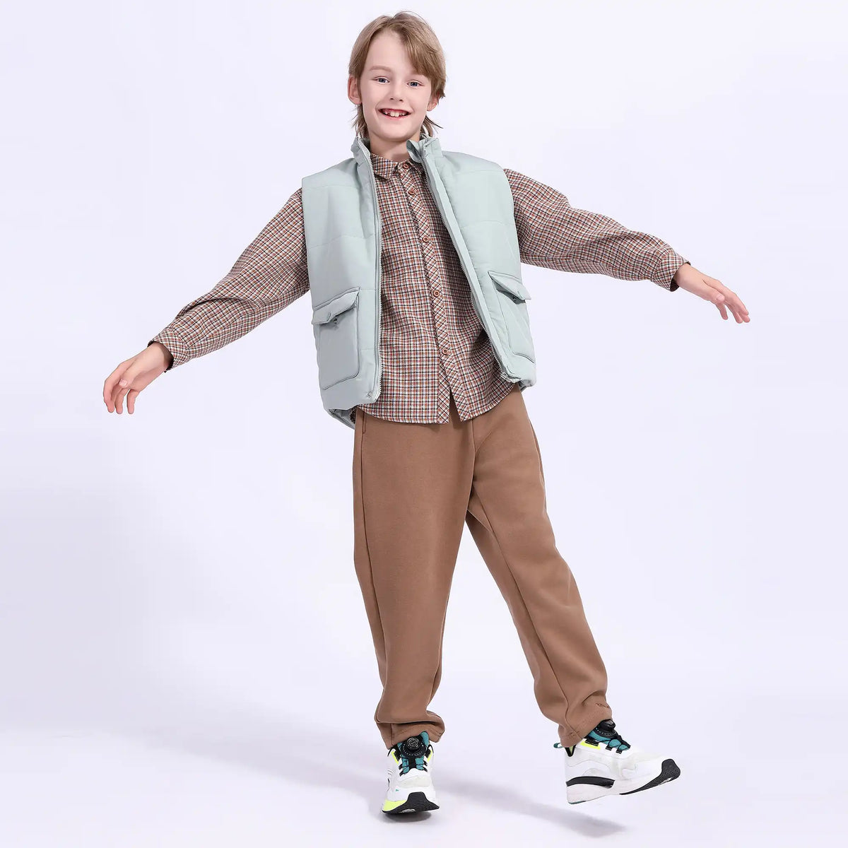 Plain Teenger Waistcoat For Boys Image