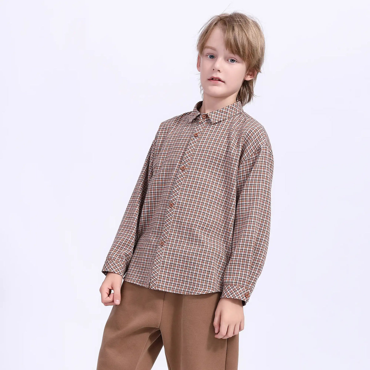 Checked Teenger Shirt For Boys