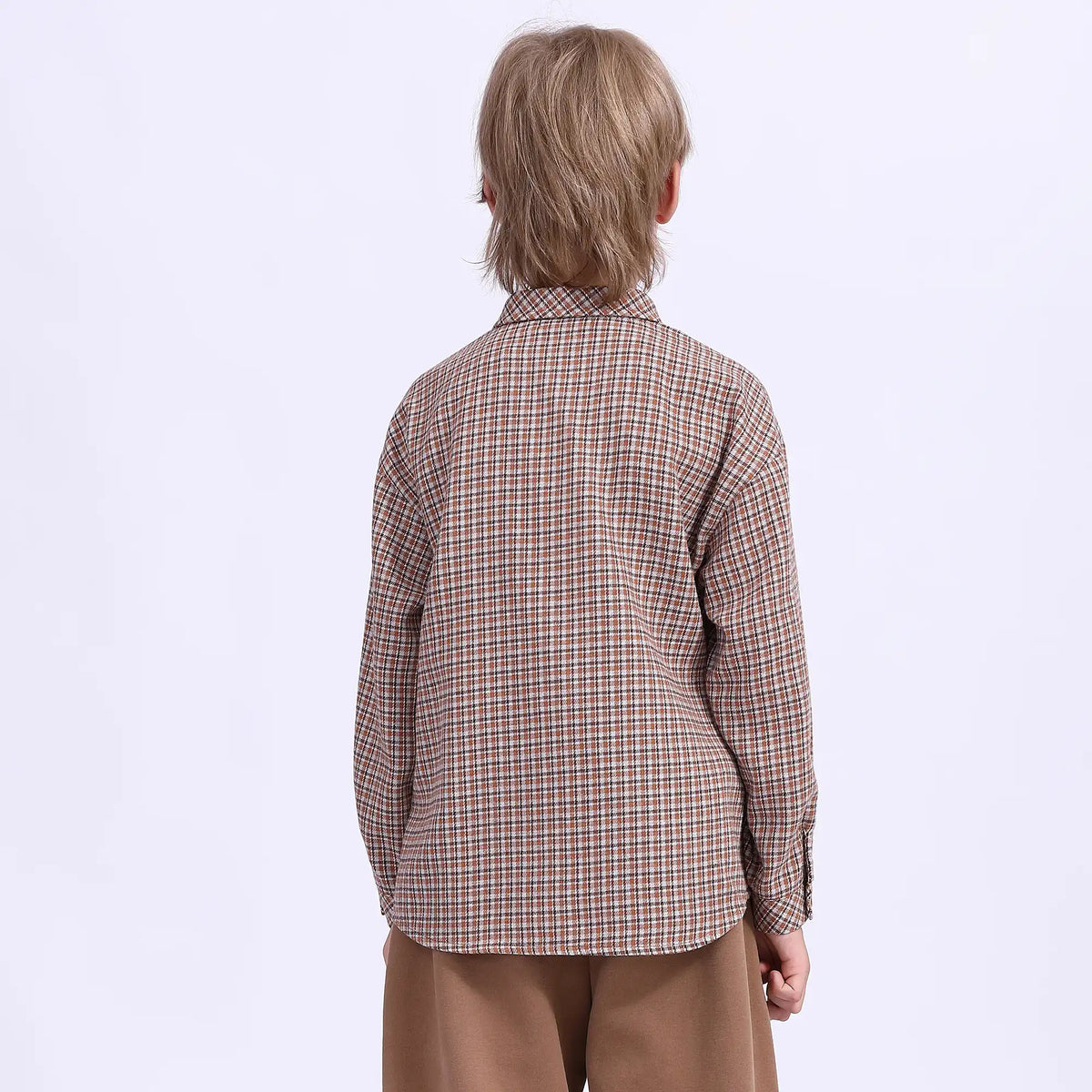 Checked Teenger Shirt For Boys