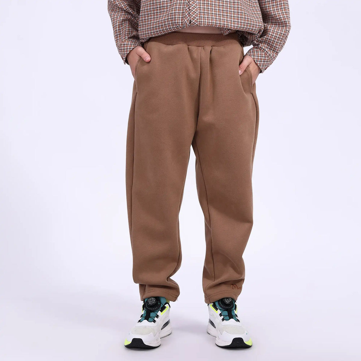 Baggy Teenger Pants For Boys 140 | 8-9Y Camel 140 | 8-9Y,81,54,55,98 Image