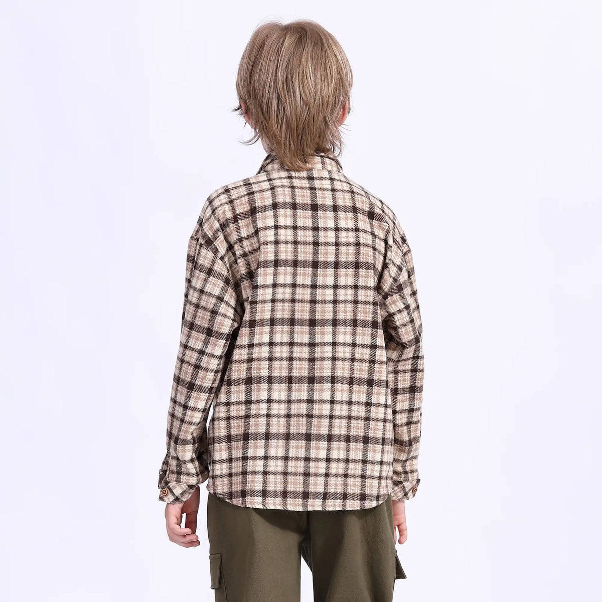 Checked Teenger Shirt For Boys Image