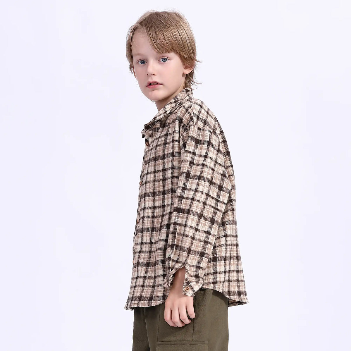 Checked Teenger Shirt For Boys Image