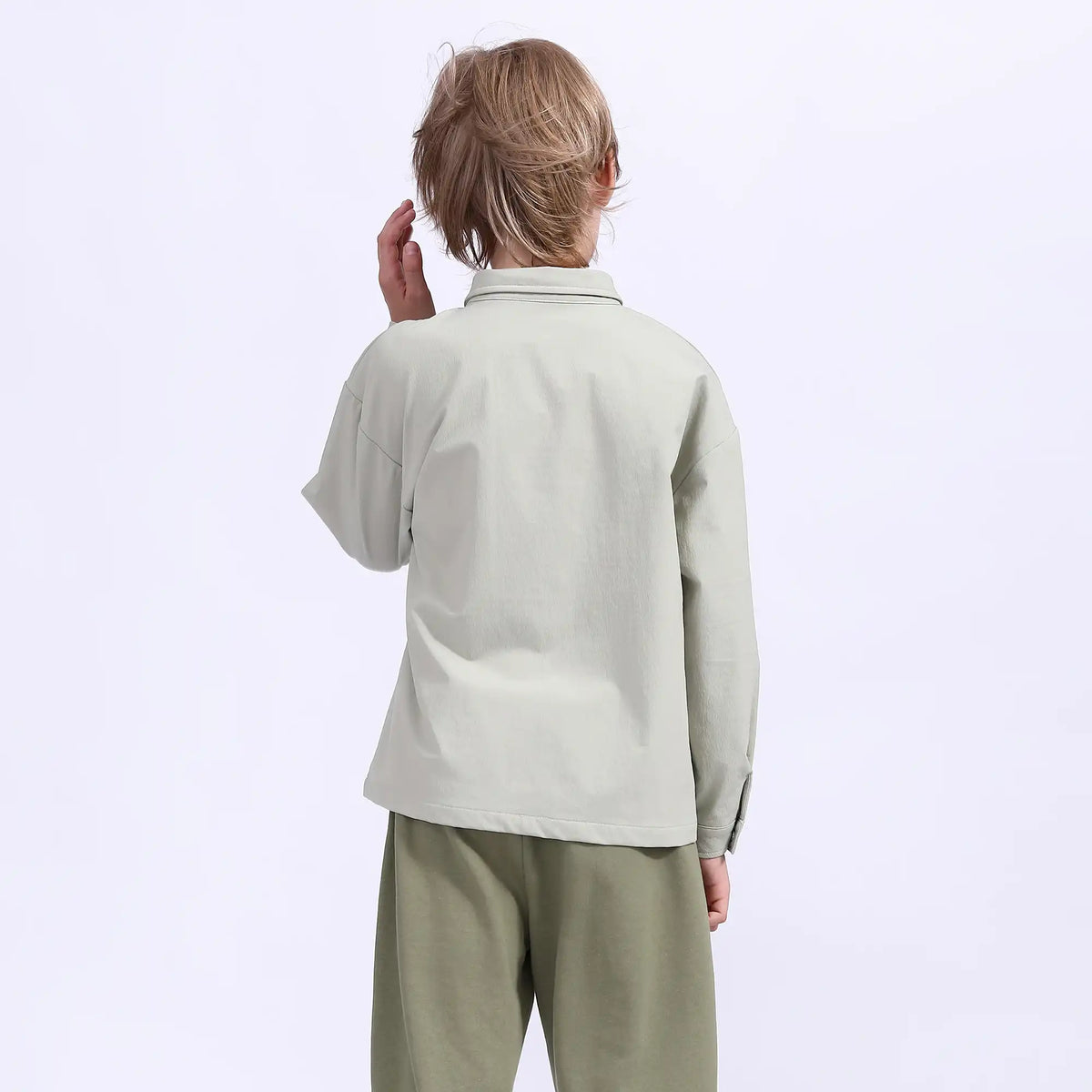 plain teenger blouse for boys image