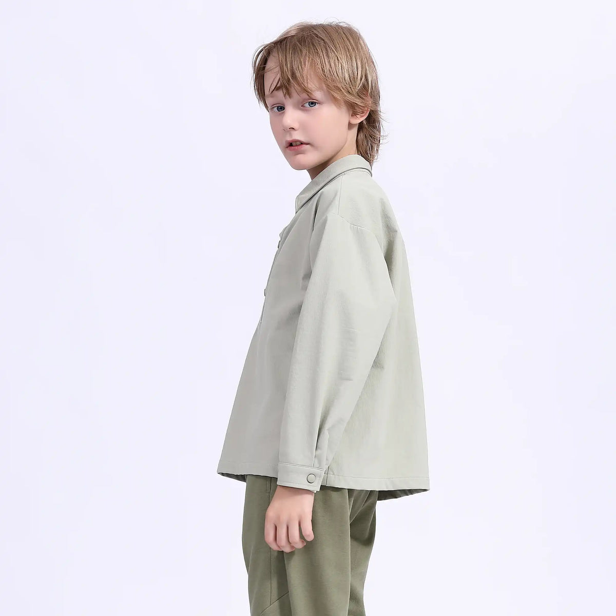 plain teenger blouse for boys image