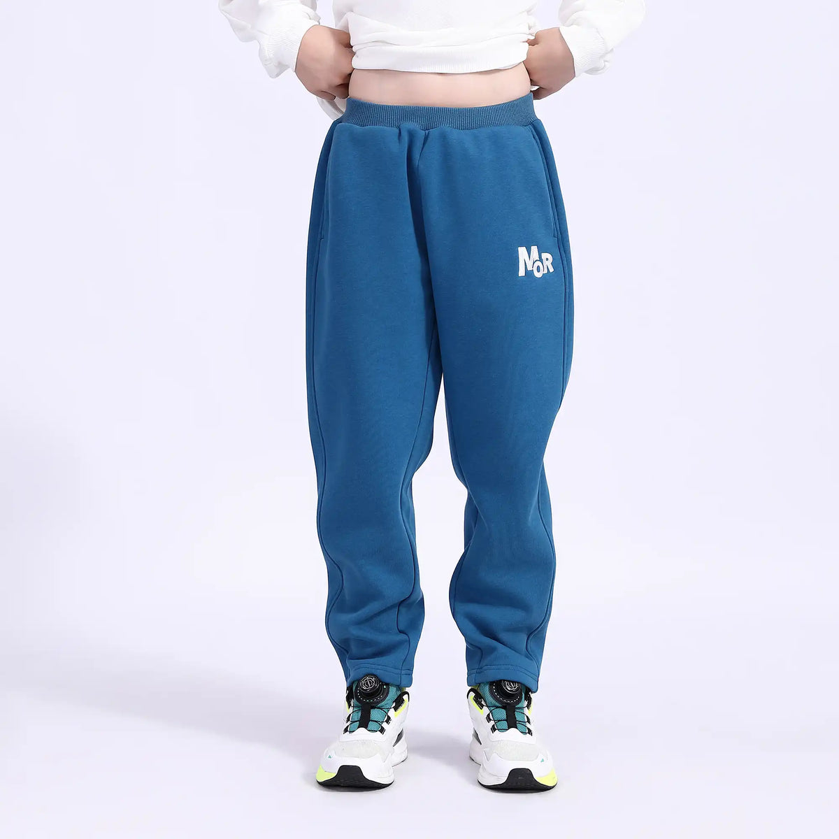 Baggy Teenger Pants For Boys 140 | 8-9Y Lake Blue 140 | 8-9Y,81,54,55,98 Image