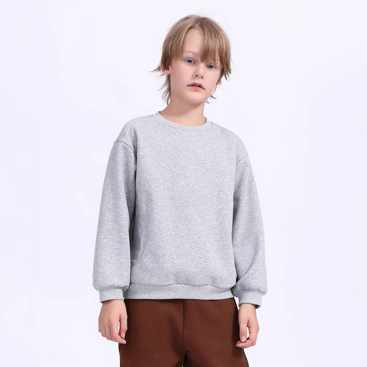 solid teenger pullover for boys image