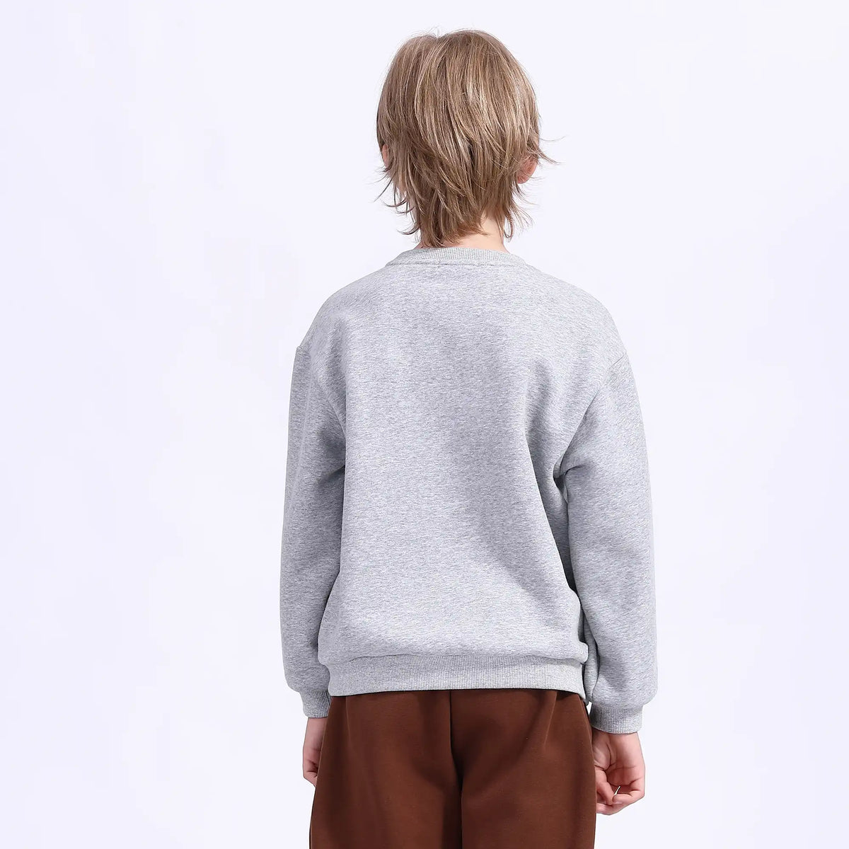 solid teenger pullover for boys image