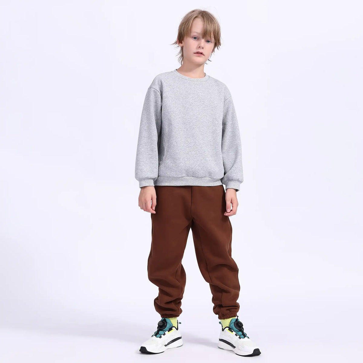 solid teenger pullover for boys image