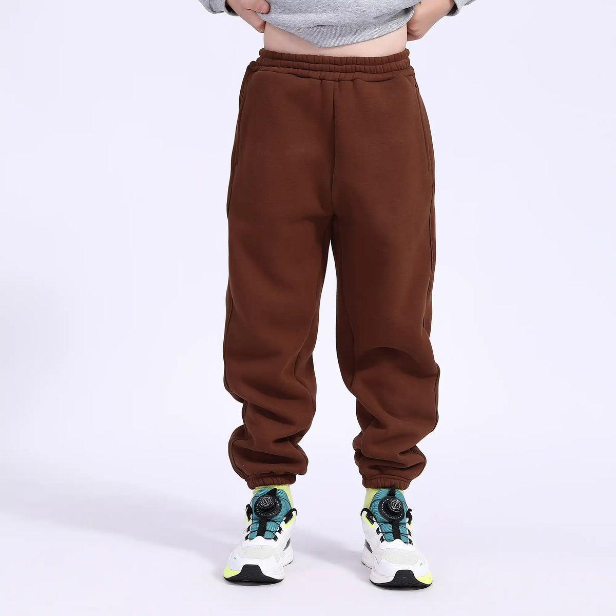 Ankle-Tied Teenger Pants For Boys 140 | 8-9Y Coffee 140 | 8-9Y,81,54,55,96 Image