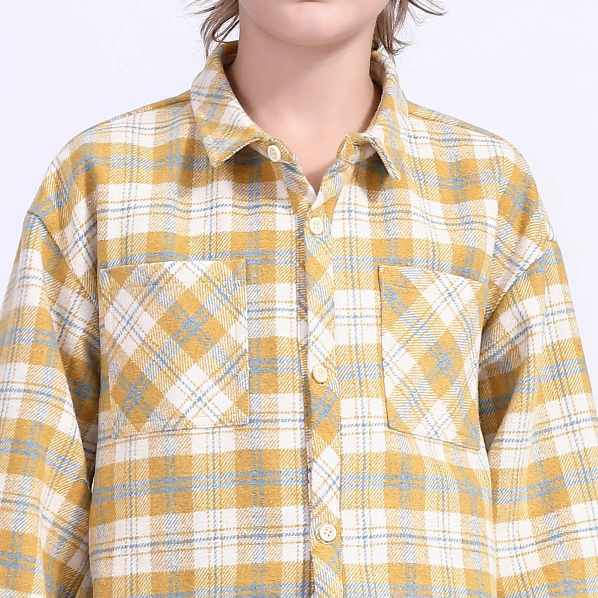 checked teenger shirt for boys image