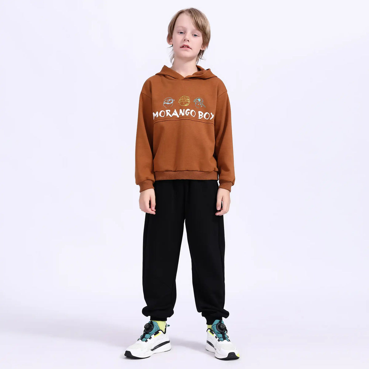 printed teenger pullover for boys image