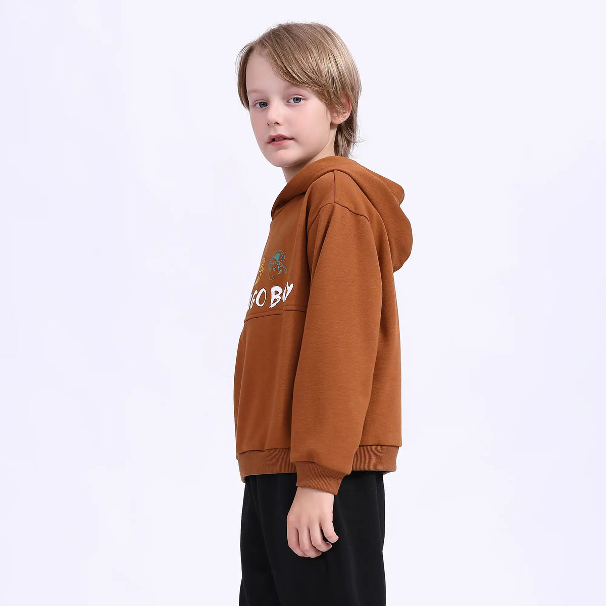 printed teenger pullover for boys image