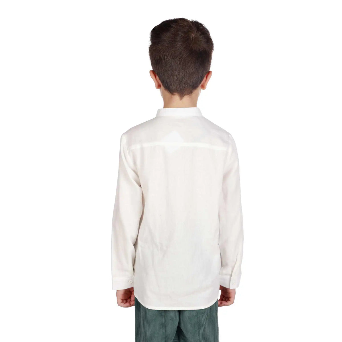 Plain Formal Shirt For Boys Image