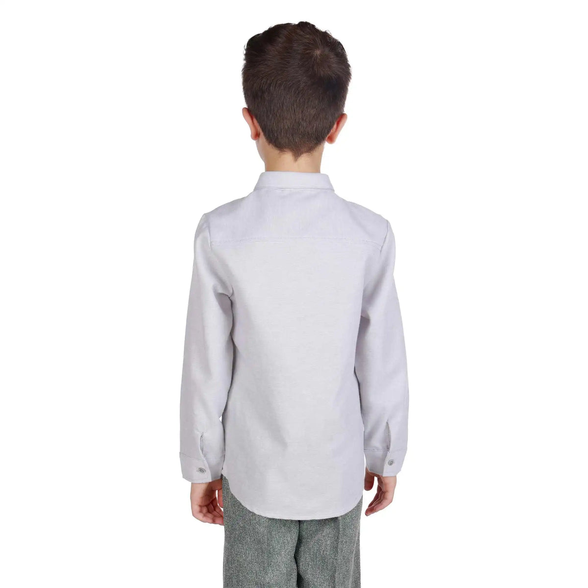 Plain Formal Shirt For Boys Image