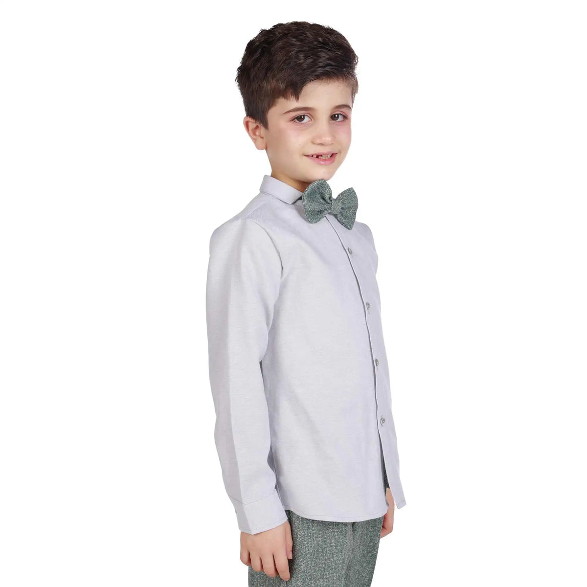 Plain Formal Shirt For Boys Image