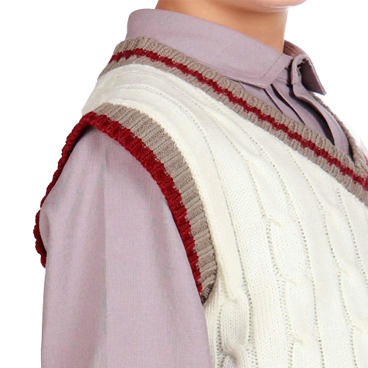 Color-Blocked Formal Waistcoat For Boys Image