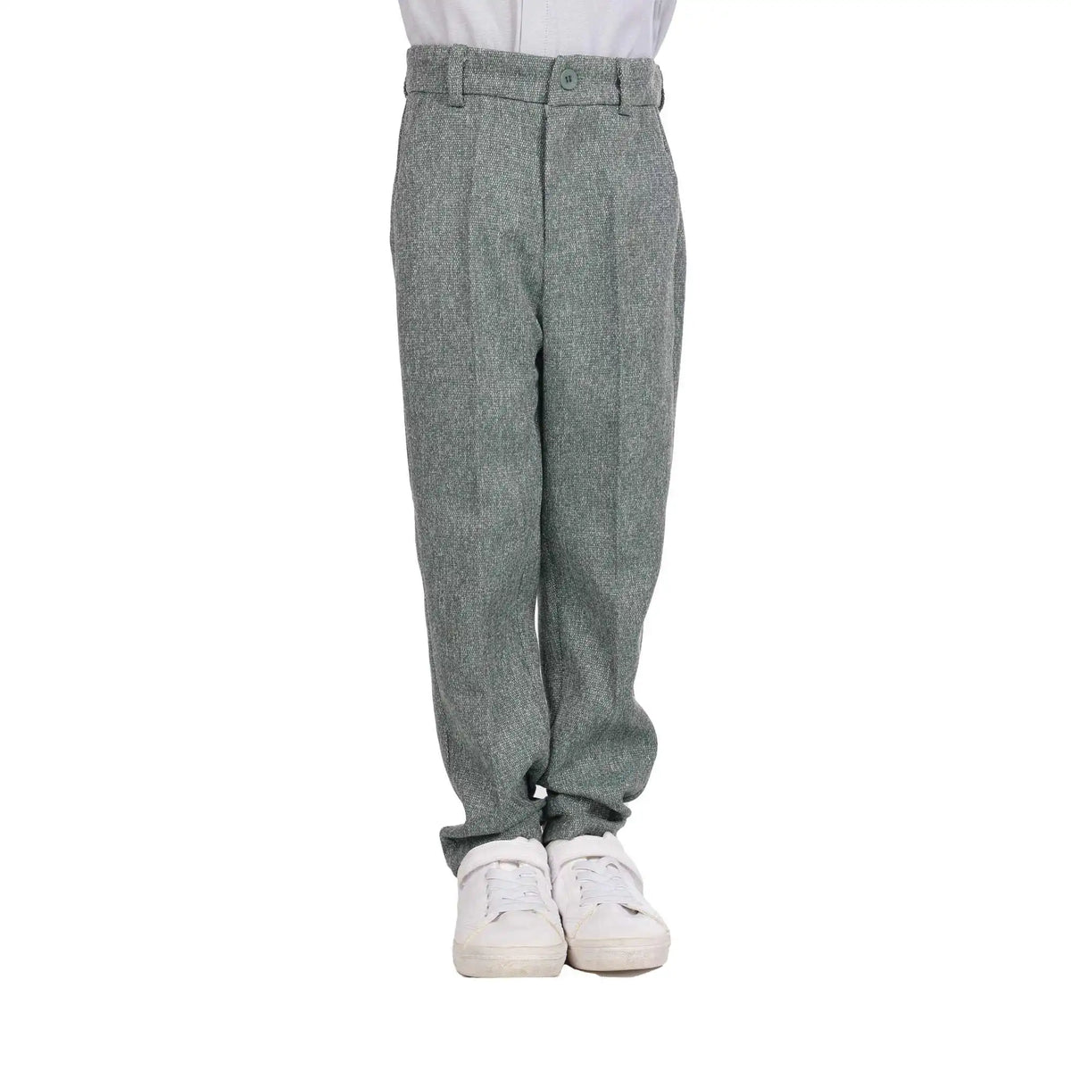 Ordinary Formal Pants For Boys 100 | 3Y Lake Green 100 | 3Y,60,52,38.5,65 Image